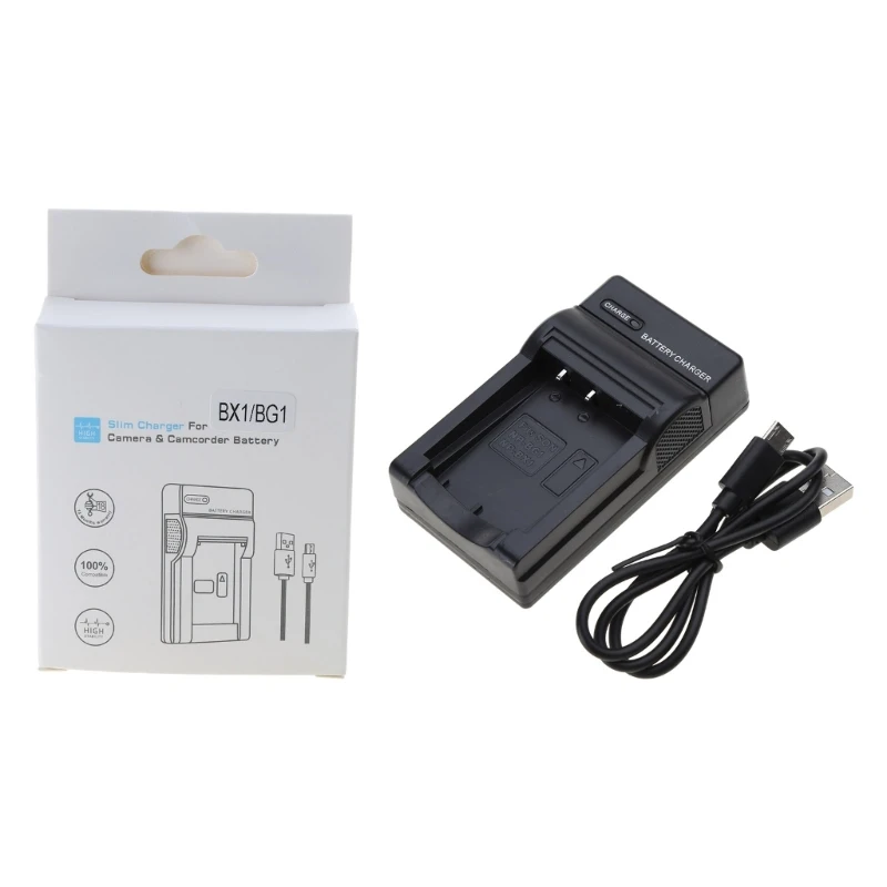 Y1UB NP-BG1 USB Battery Charger For  CyberShot DSC-HX30V DSC-HX20V DSC-HX10V New