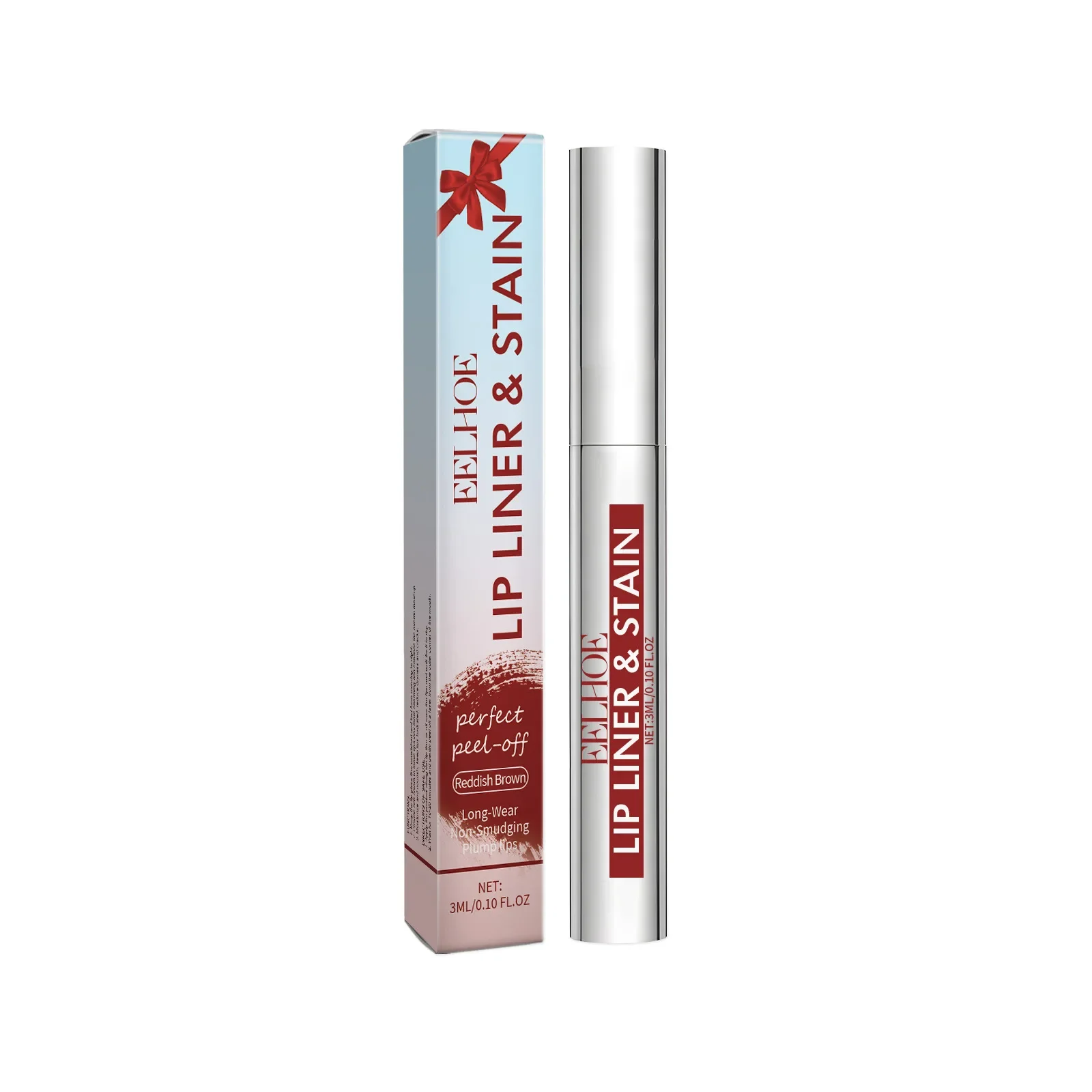 EELHOE-delineador de labios Peel Off, brillo, Color duradero, hidratante y nutritivo, pequeño delineador de labios portátil, cosméticos para mujer