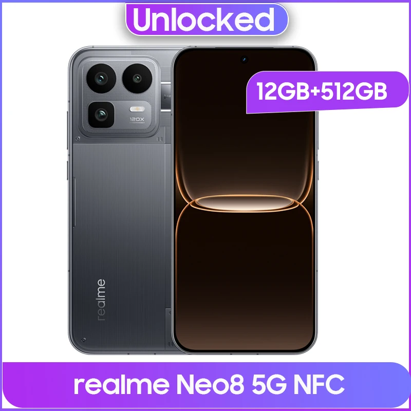 realme Neo 8 5G NFC Snapdragon 8 Gen 5 6.78インチ AMOLEDスクリーン