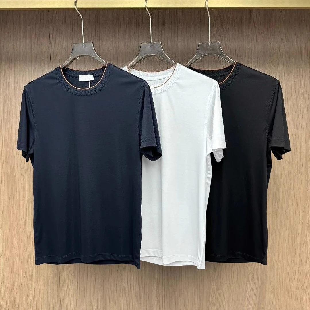 

BC Italy 25SS Classic Embroidered Men's Simple Crew Neck Short Sleeve T-Shirt