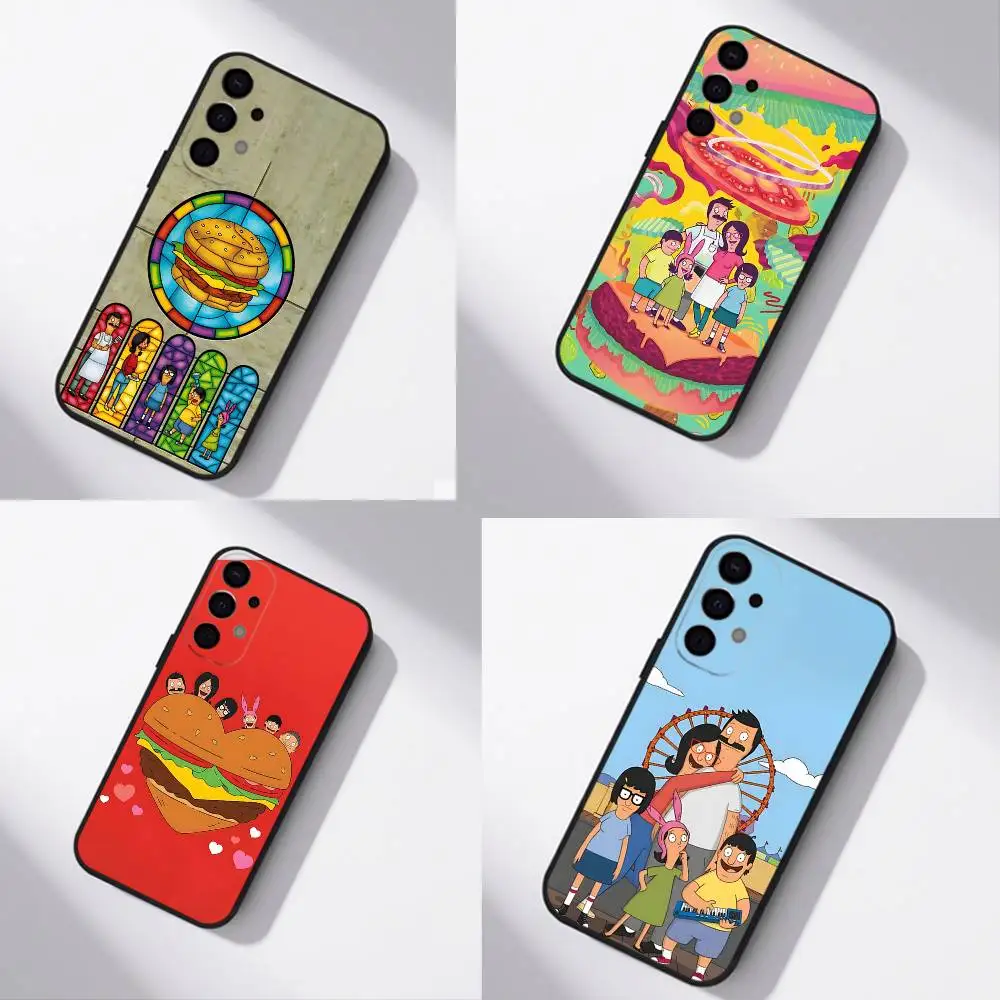 

Anime B-Bobs B-Burgers Shockproof Phone Case For Samsung S25,S24,S21,S22,S23,S30,Ultra,S20,Plus,Fe,Lite,5G Black Cover
