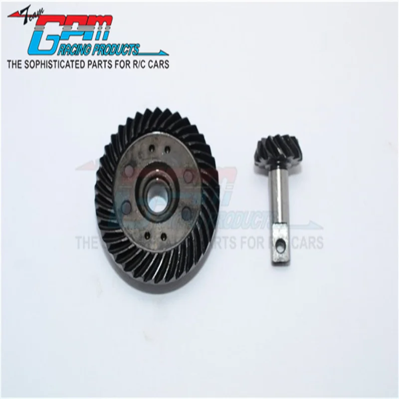 GPM HARD STEEL SPIRAL GEARS (13T/37T) - 2PCS FOR TRAXXAS 1/10 E Revo 56087-1/Slash 4x4/Revo/Summit/Slash 4x4 Low-CG UPGRADE