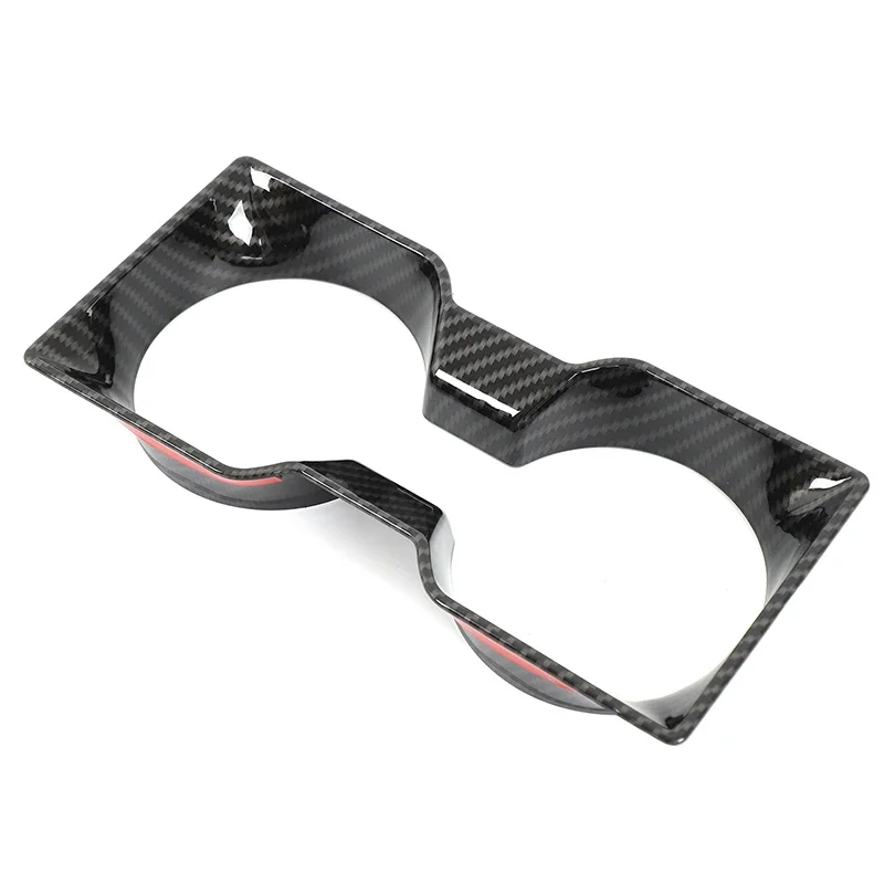 For Land Rover Defender 90 110 130 2025+ ABS carbon fiber car central control water cup frame decoration sticker Car accessories