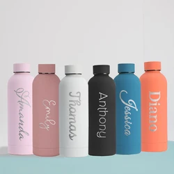 500ml Custom Name Thermal Water Bottle Personalised Water Bottle Laser Engraved Name Water Bottle Perfect for Children