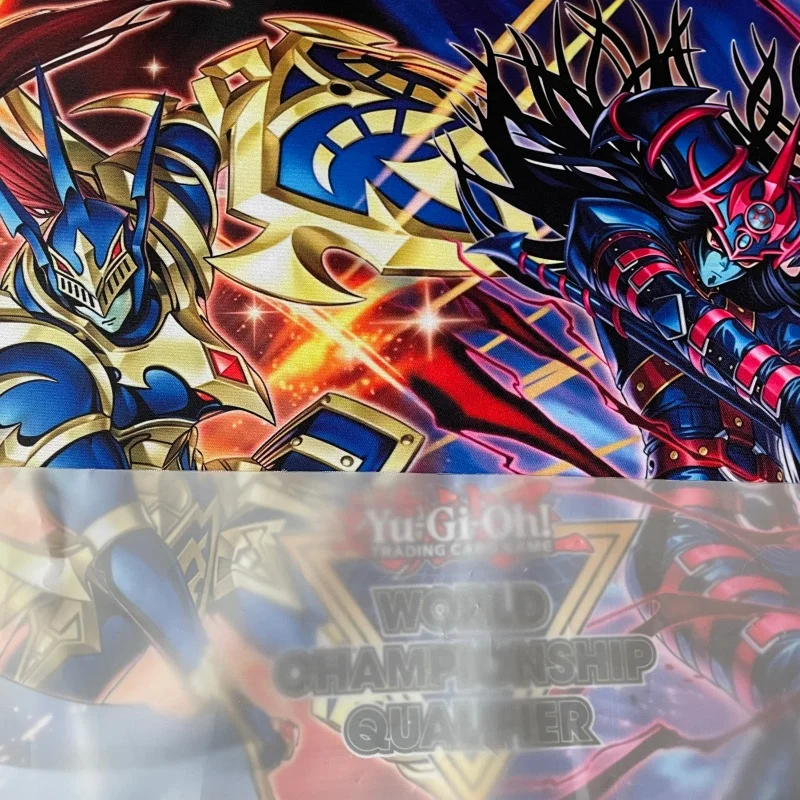 600x350mm Black Luster Soldier Trading Card Playmat Black Chaos The Ultimate Magical Swordsman Rubber Board Game Card Mat Toys view 2