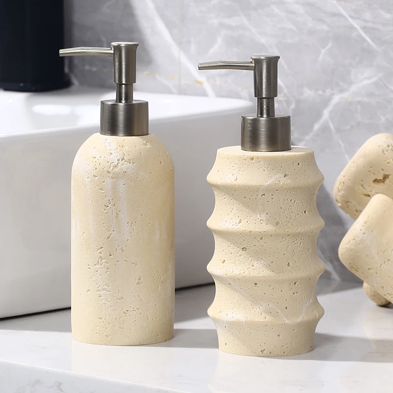 

Advanced Soap Dispenser Shampoo Shower Gel Bottled separately Luxury Hand Wash Liquid Press lotion Bottle shampoo dispenser