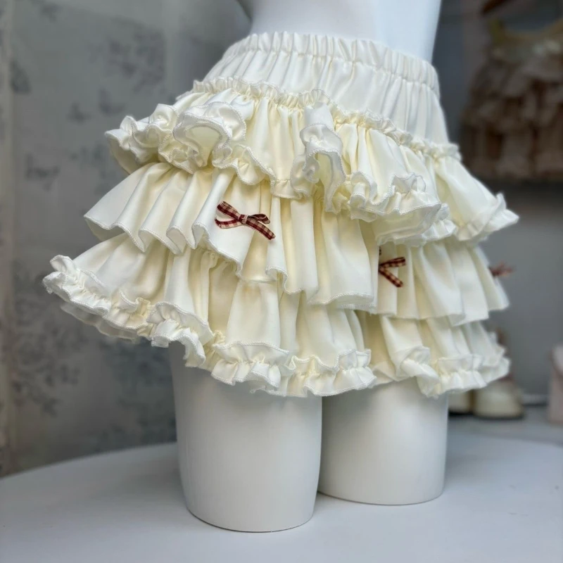 2026 Summer New Hot Selling Ballet Style Sweet Lace Girl Slim Fit Lace Fluffy Skirt Lolita