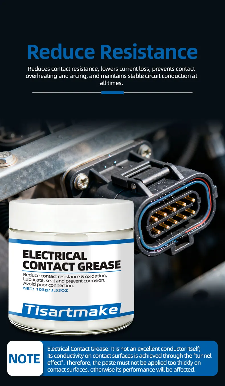 100g Elektrisches Kontaktfett Leitfähige Paste Elektrizitäts-Compound-Fett für Niedrigen Widerstandswert für Haushaltsgeräte – Detail 5