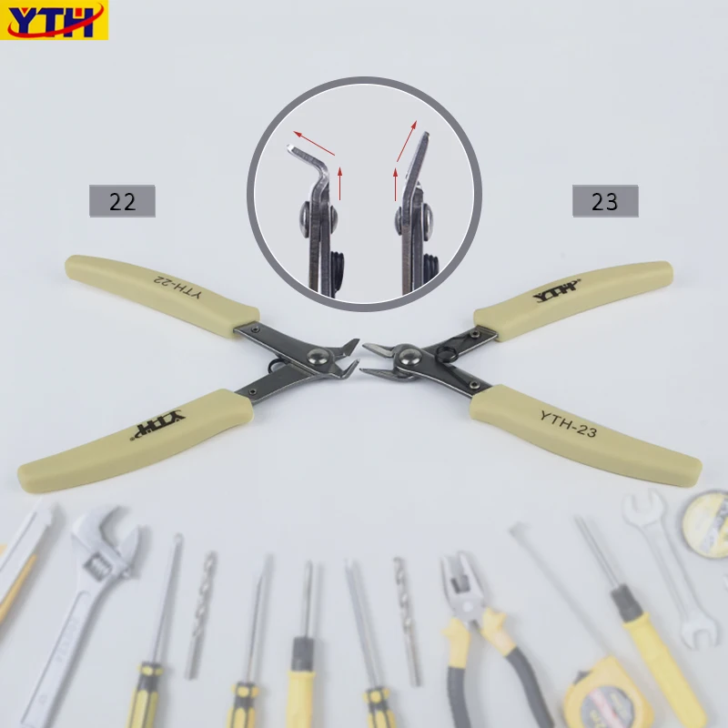 2 Style Mini Diagonal Pliers Elbow Wire Cutter Multi-tool Stainless Steel Nippers for Electrician Cable Cutting DIY Jewelry