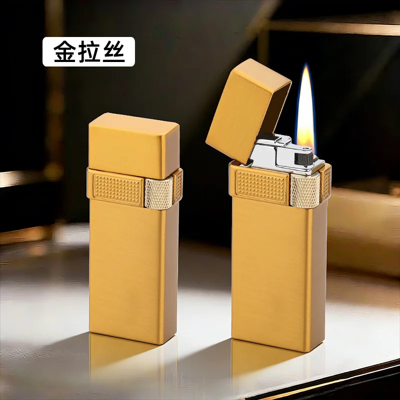 

2026Lighter vintage grinding wheel open flame compact advanced sense portable super lighter