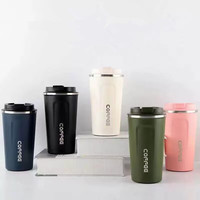 Stainless Steel 510ml Smart Coffee Tumbler Thermos Cup with Intelligent Temperature Display Portable Travel Mug Cafetera
