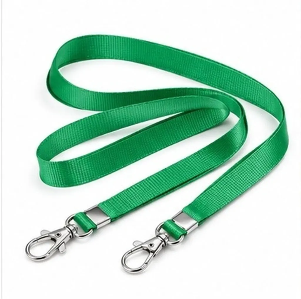 50pcs Nylon ID Badge Lanyards with Swivel Hook – Lightweight Soft Neck Strap for Office, School & Events