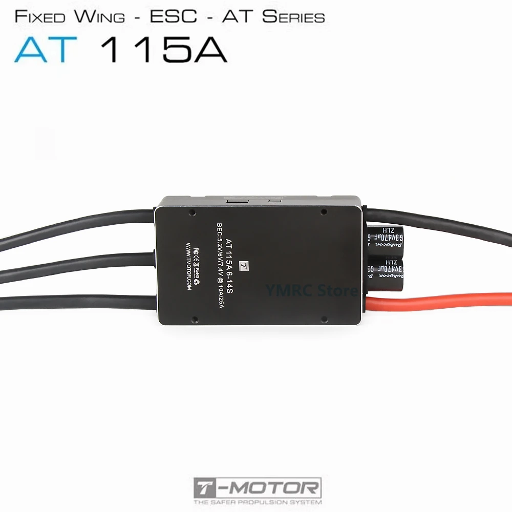 T-MOTOR AT Series ESC AT115A 6-14S OPTO ESC VTOL Fixed Wing Aircraft Model Electronic Speed Controller