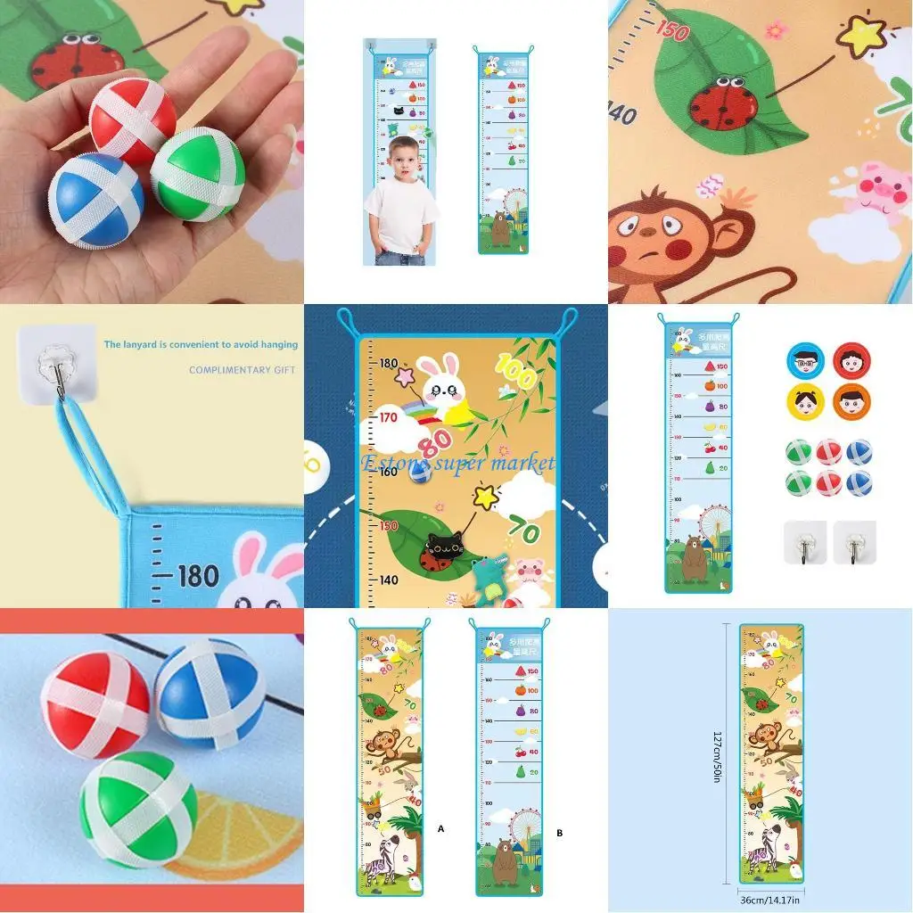 

090B Height Chart for Child Height Measurement Wall Hanging Rulers Promote Growth