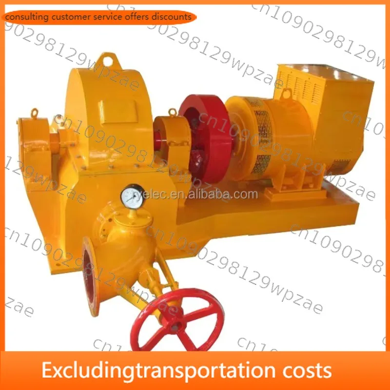 1mw Electric Motor Water Turbine Generators Hydro Turbine Generator 500kw 750kw Power Plant