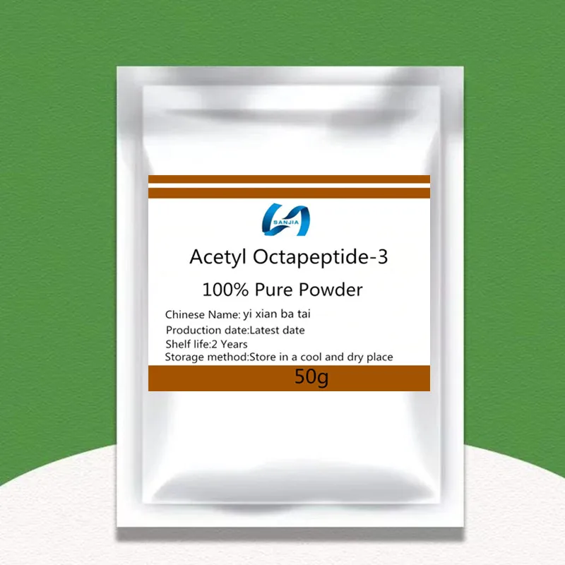 Acetil Octapeptide-3 pó para cuidados com a pele, anti-envelhecimento cosmético, matéria-prima, venda quente