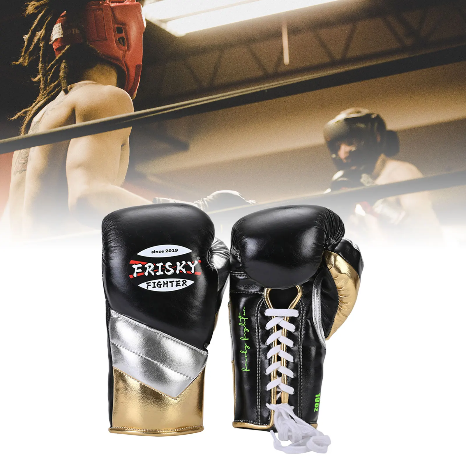 Boxing Gloves Professional Comfortable PU Leather Breathable Punching Bag Gloves for Home Gym Grappling Kickboxing MMA Muay Thai