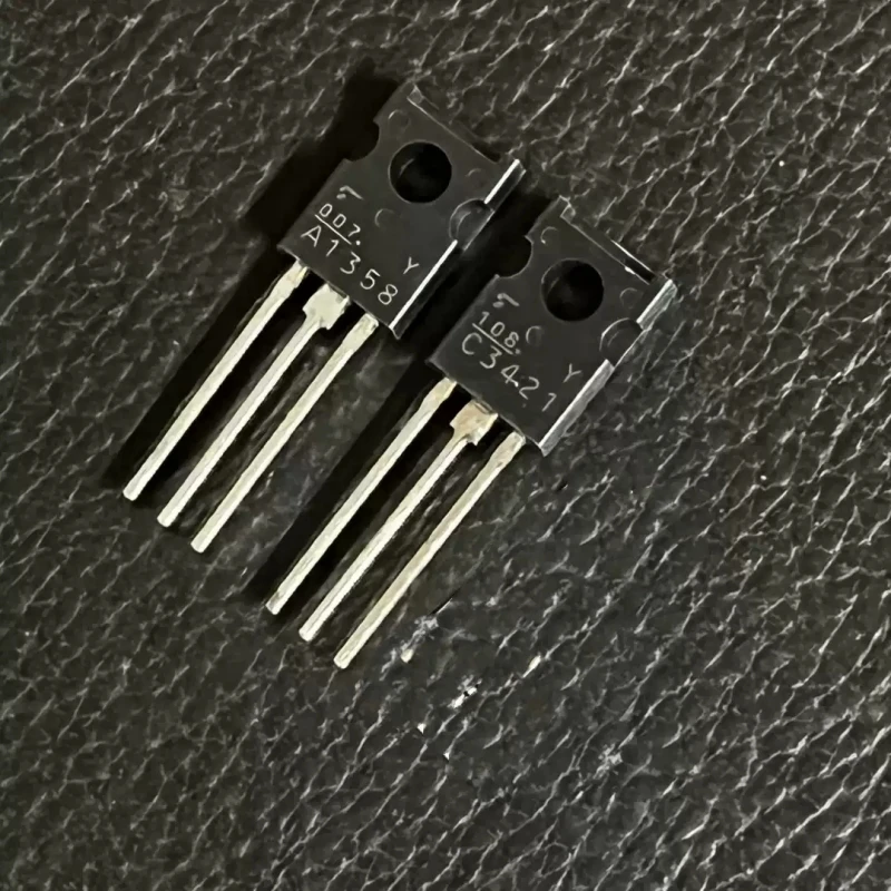 2SA1358 2SC3421 A1358 C3421 100%New&Original Toshiba 1A 120V Medium Power Audio Pair TO-126