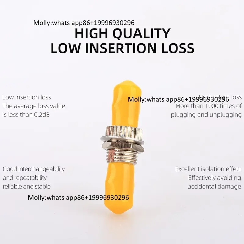ST/UPC Adapter Suit Connect Fiber Optic Patch Cords Converter ST-ST Fiber Coupler Flange Connector Adapter