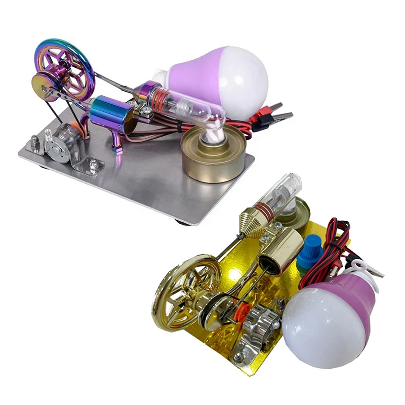 

Hot Air Stirling Engine Model Generator Engine Physics Experiment Science Toy Educational Science Toy