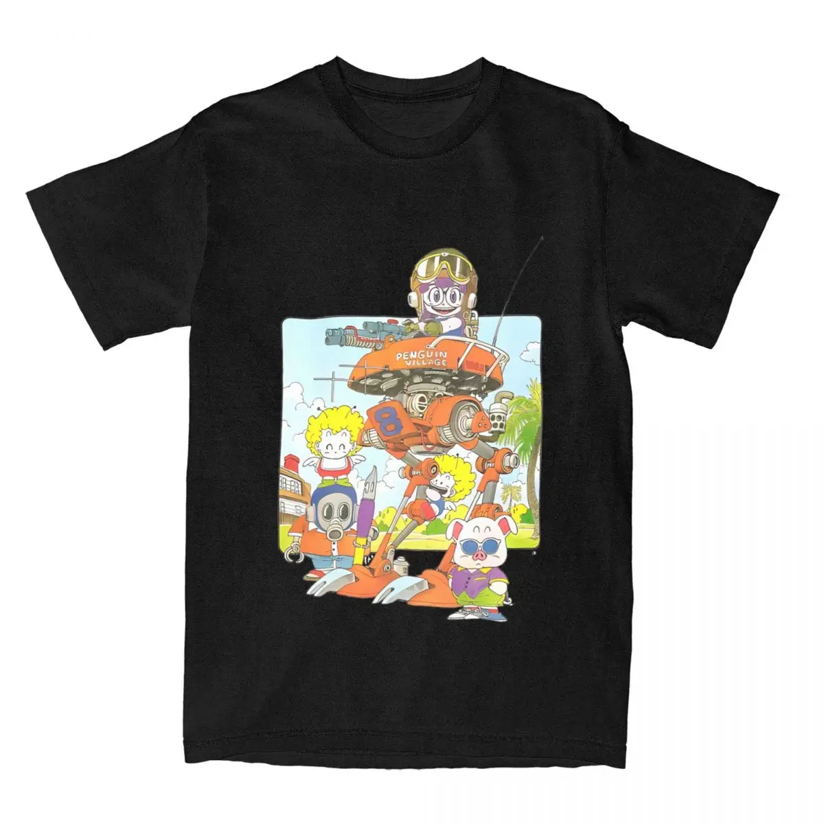 Arale!Akira Toriyama T-Shirt Dr Slump Fashion T-Shirts Short Sleeve Streetwear Tops Beach Cotton O Neck Oversized Top Tees