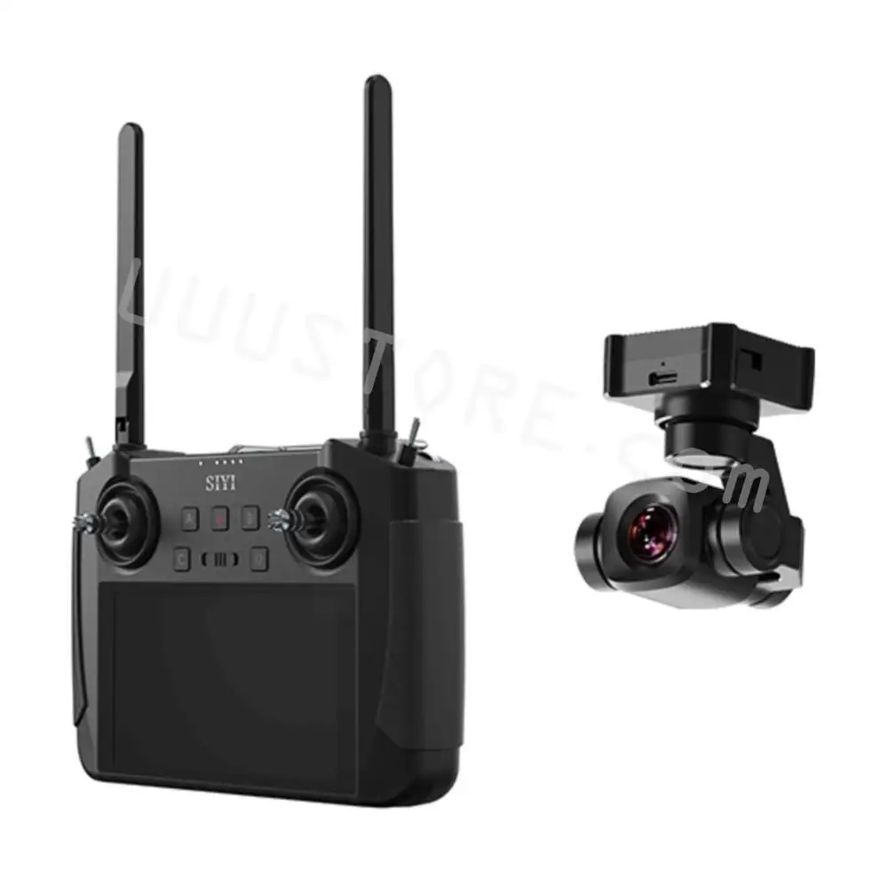 SIYI A8 mini 4K AI 8MP Ultra HD 6X dijital Zoom Gimbal kamera DVR ile 1/1.7 inç Sony sensör 95g hafif 55x55x70mm Drone