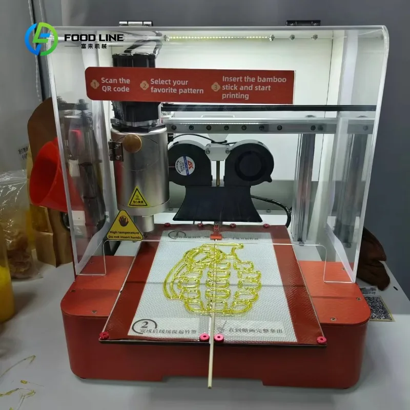 Customized New Automatic Sugar Painting Machine Low Cost and High Return Automatic Sugar Painting Machine