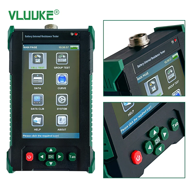 High Precision Battery Cell Tester Portable Battery IR Tester Test Equipment