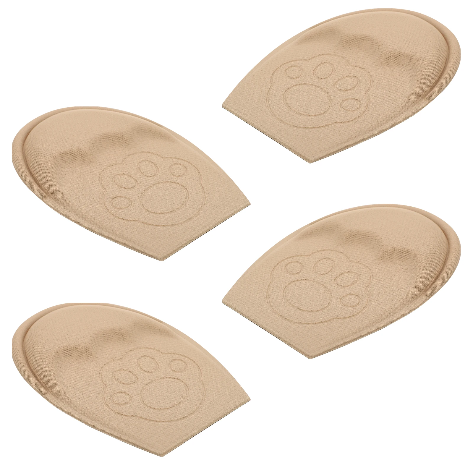 2 pares antiderrapantes almofadas de sapato antepé almofadas de inserção de salto alto alívio da dor metatarso pé almofada prevenção palmilha