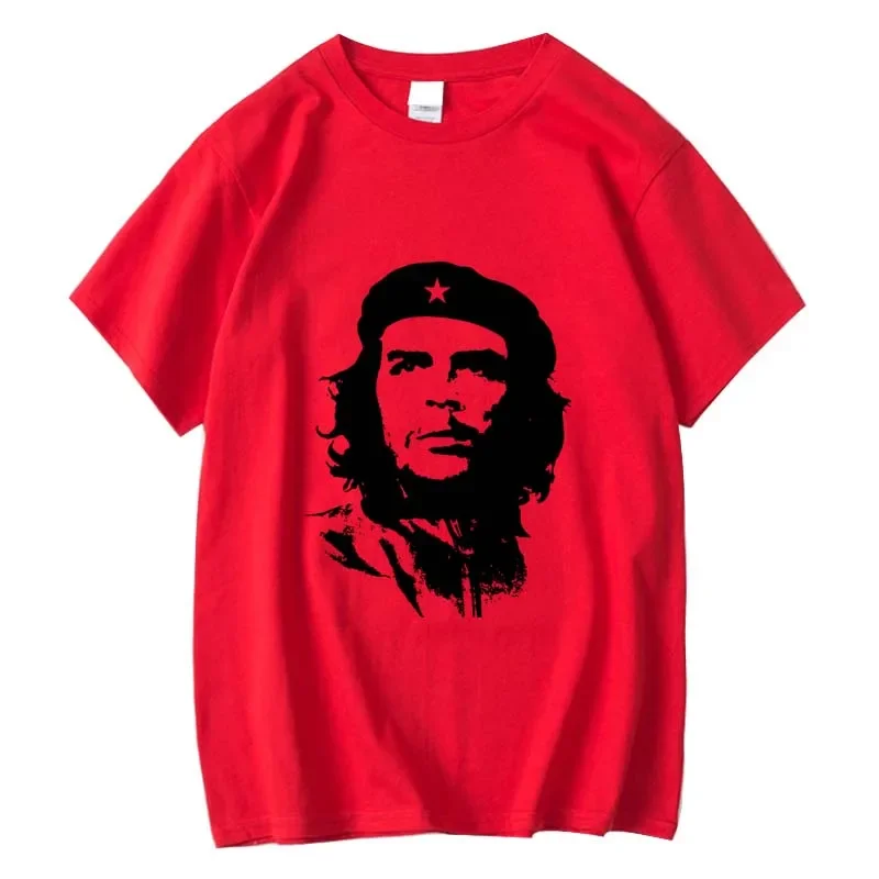 Men High Quality Short Sleeve 100% Cotton Che Guevara Revolution Printed Men T-shirt Casual O-neck Men\'sT-shirt Female Tee Shirt