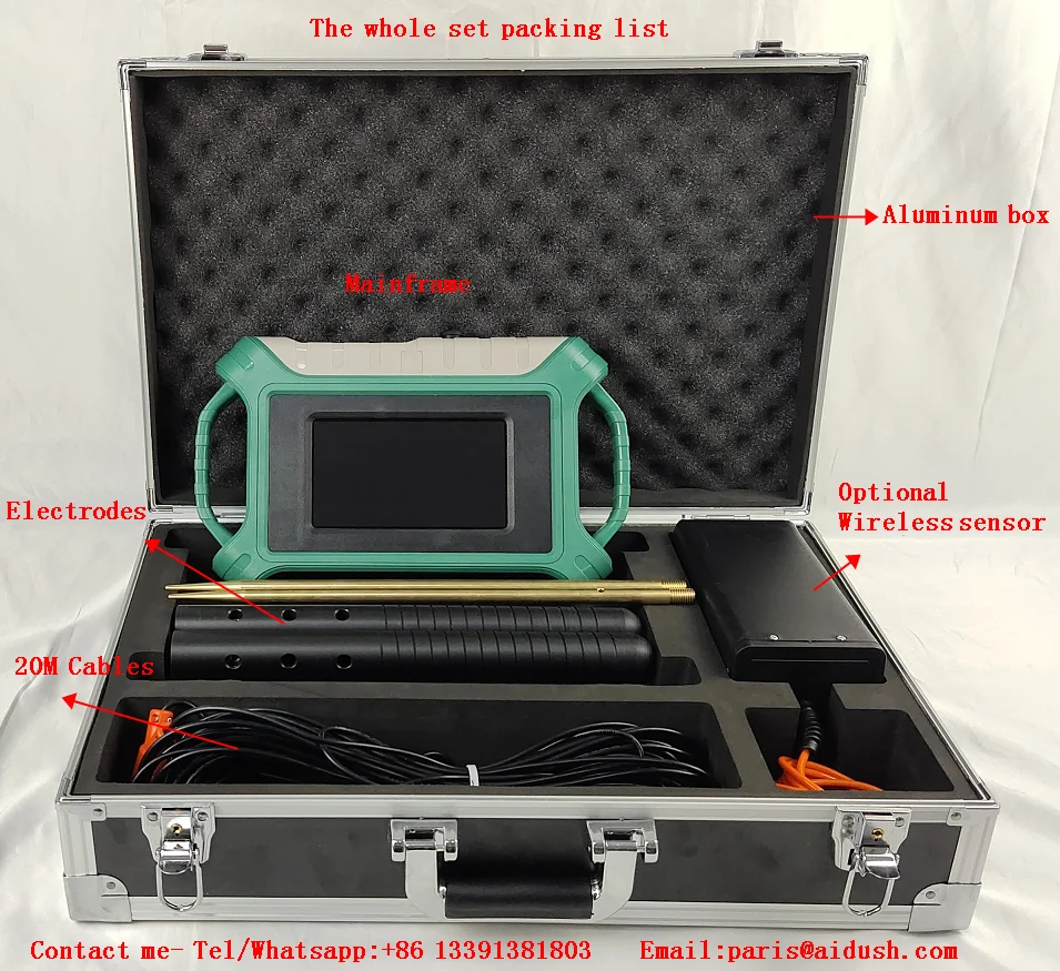 

ADMT-300S-X 100m 200M 300M depth 3D Touch screen underground water detection