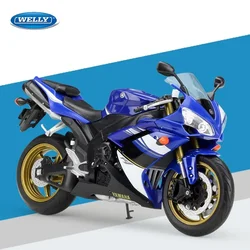 WELLY 1:10 YAMAHA 2008 YZF-R1 Simulation Alloy Motorcycle Model  - Suitable for Children's Toys and Collections