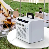 Climatiseur mobile portable pour voiture, maison, camping, tente - Installation gratuite, unité de climatisation avec système à double tuyau 4