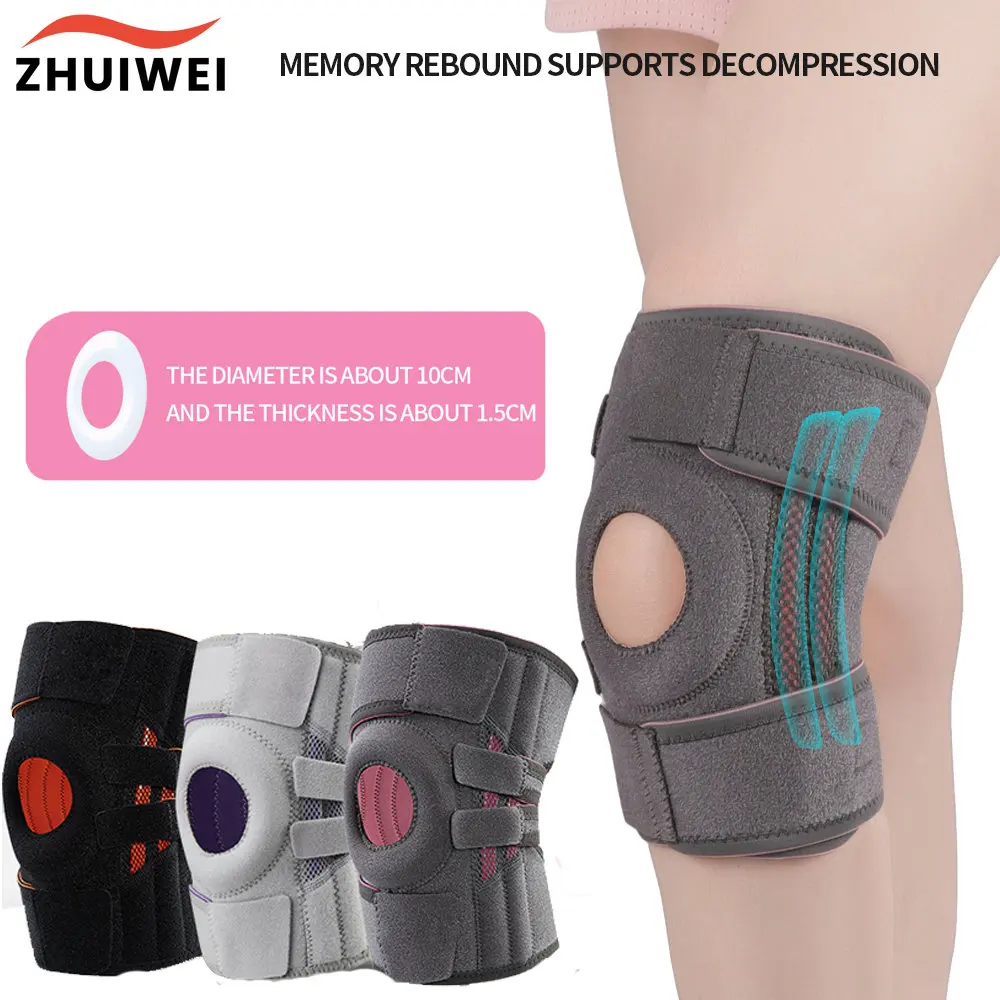 

Knee Brace with Side Stabilizers & Patella Gel Pads for Maximum Knee Pain Support and fast recovery for men and women