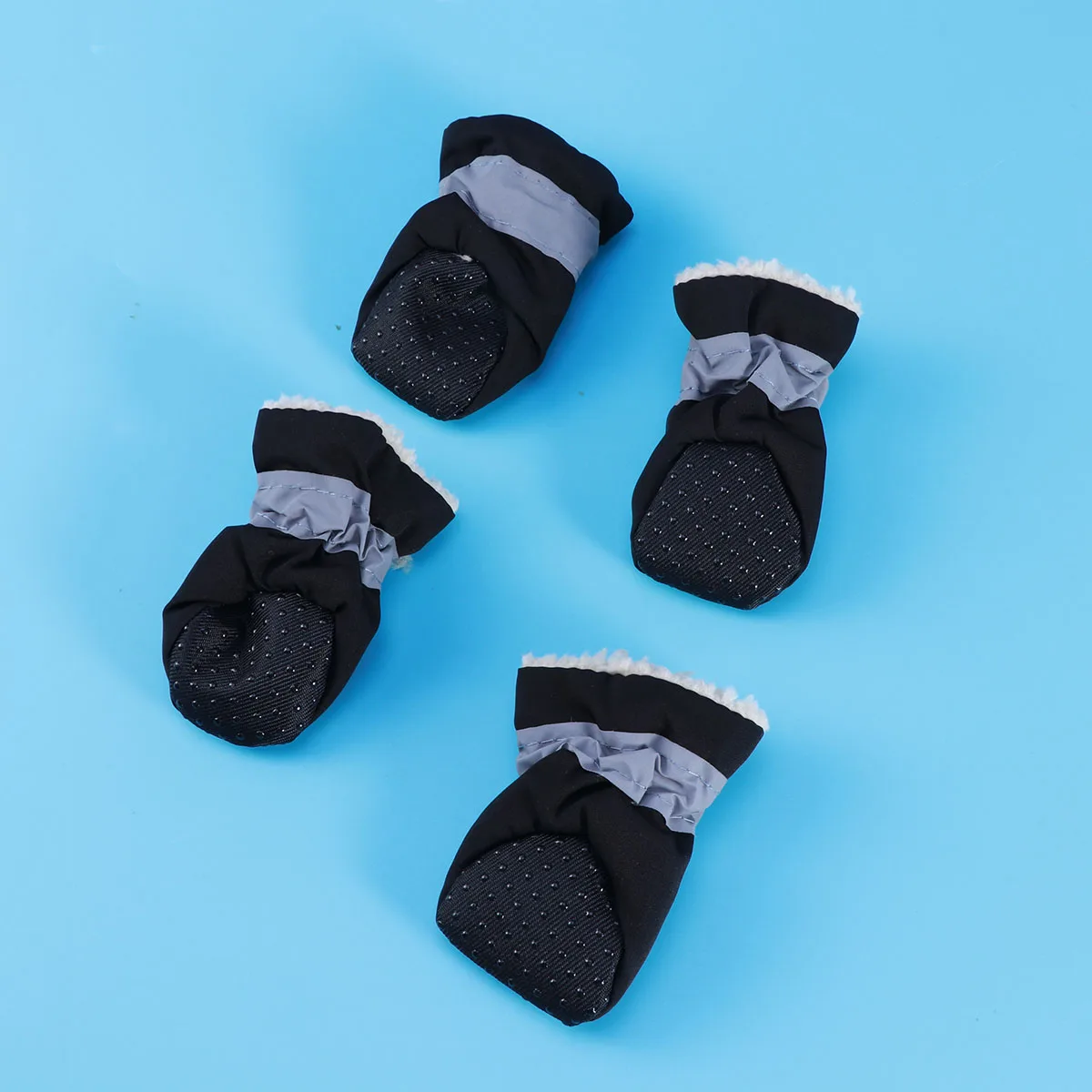 

Warm Dog Shoes Waterproof Non slip Paws Boots for Small Pets Indoor Anti dirt Elastic B Insulation Comfortable Winter Rain