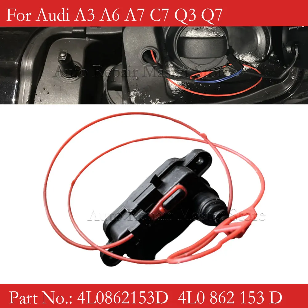 Car Fuel Tank Cover Switch Flap Door Lock Actuator Release Motor 4L0862153D For Audi A1 A3 A6 C7 Avant A7 Q3 Q7 RS5 4L0862153D