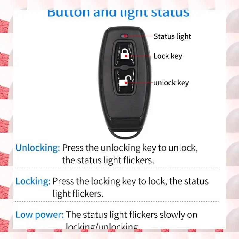 

ABGN 6X 2.4Ghz Wireless Remote Control Bluetooth Key Fob For TTLOCK Smart Door Lock Smart Devices Work With Ttlock APP