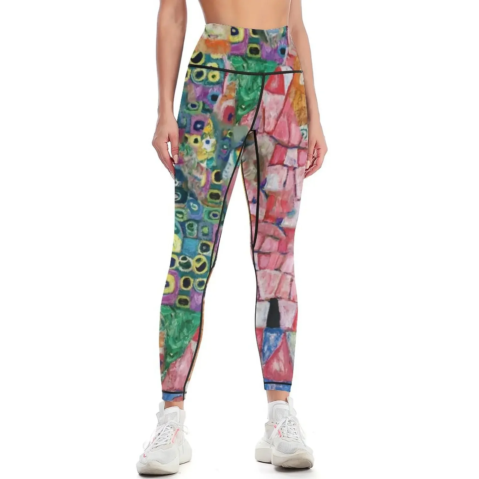 

Gustav Klimt Death and Life detail - life decoration Leggings sport pants Clothing fitness Womens Leggings