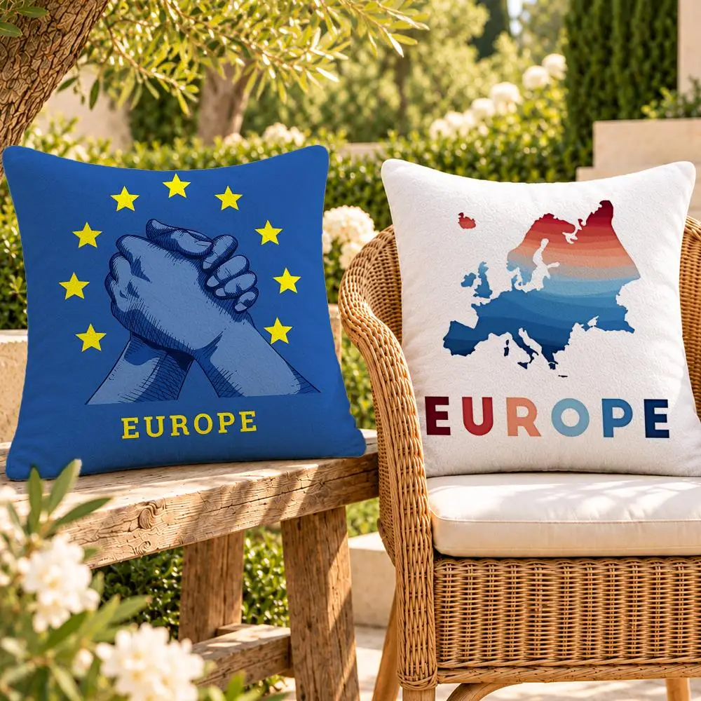 Band Hard Rock Europe Cushion Cover Soft Plush Throw Pillow Cover Washable Sofa Bed Patio Chair Home Decor