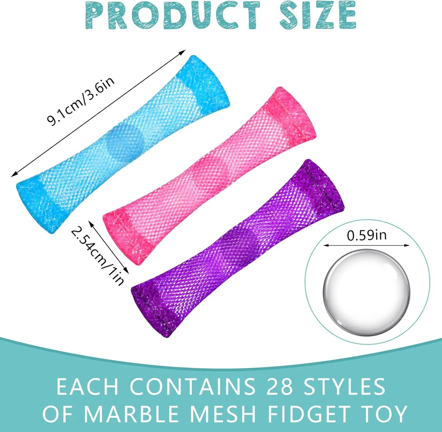 20-200PCS Vinger Fidgets Marmeren Mesh Fidgets Speelgoed Zintuiglijke Stress Verlichten Speelgoed Stille Rustige Fidget Blokken voor Volwassenen Schoolklas