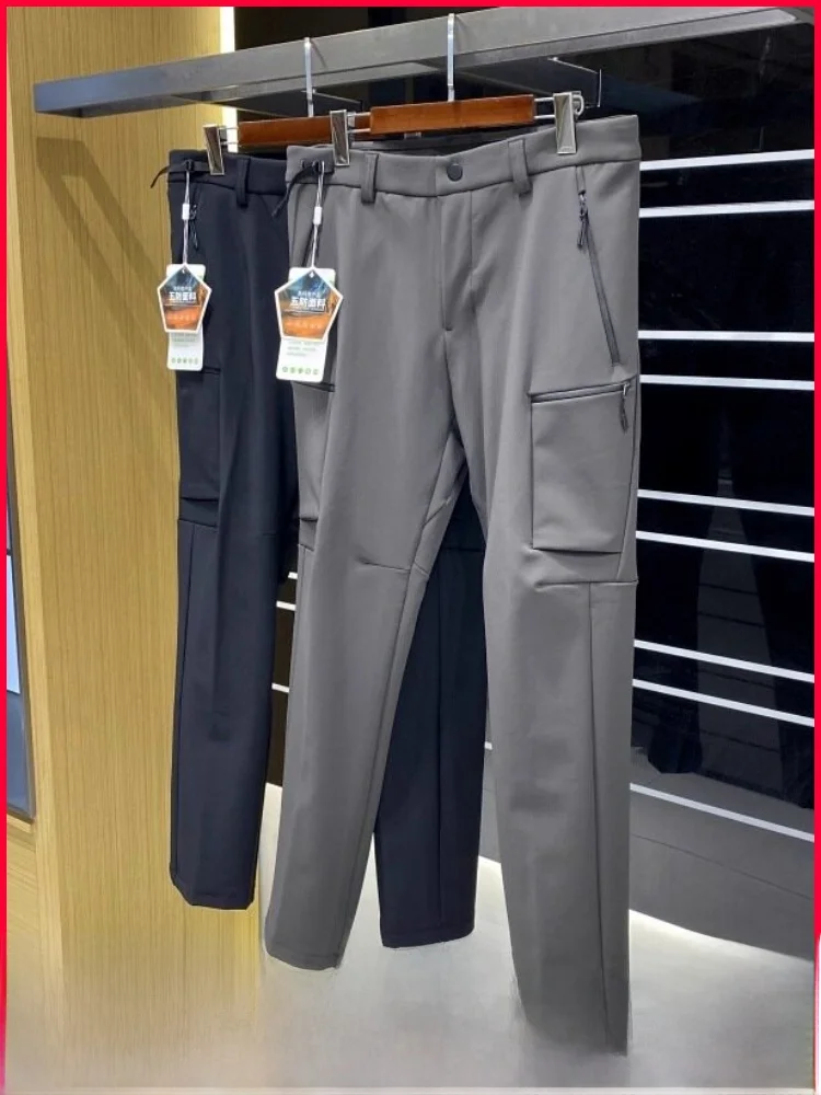 

Outdoor Dync 3D Tailoring Men's Thiened Wearable Soft ell Workwear Casual Pants Nylon Fabric Autumn Winter Faion