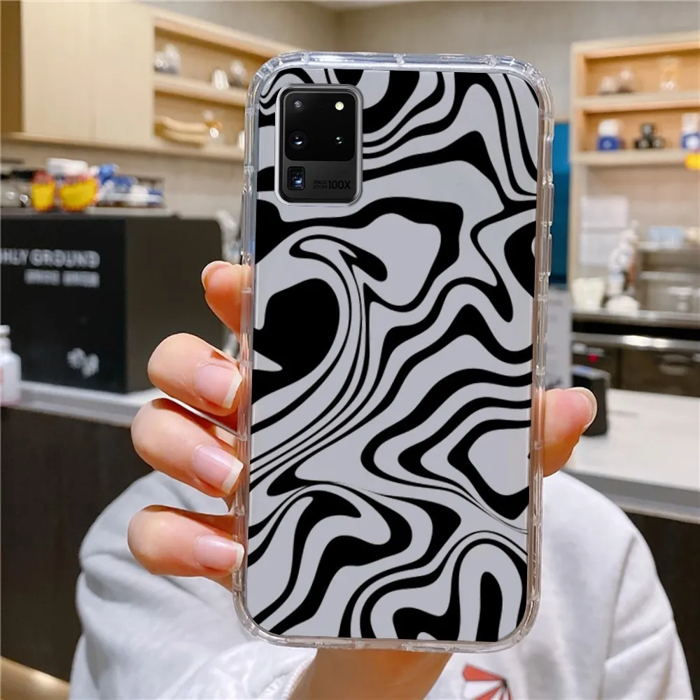 Liquid Swirl Abstract Pattern Phone Case For Samsung Galaxy A52 A12 A51 S21 Edge S22ULTRA S23 S20LITE Plus ultra Cover