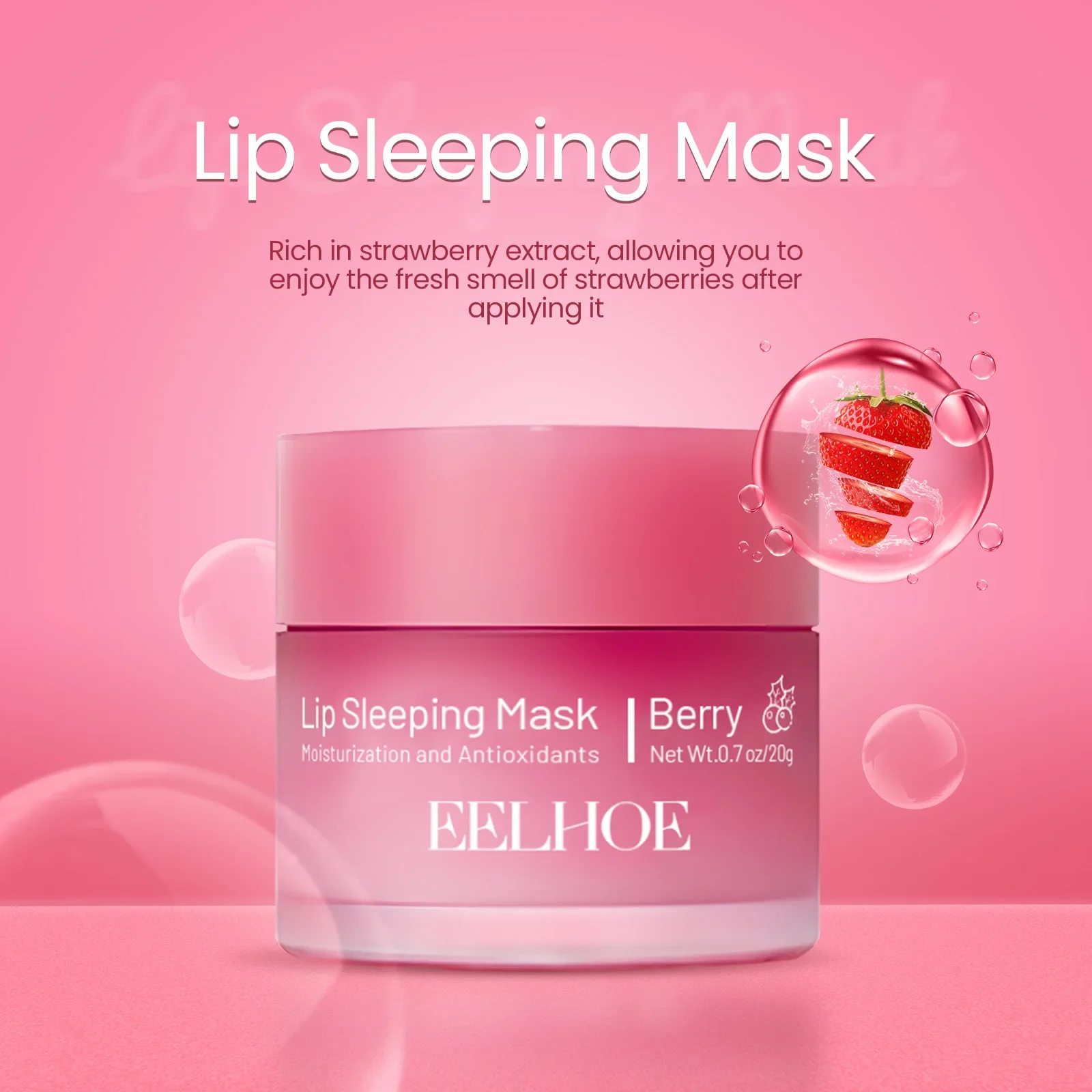 Lip Slaapmasker Zachte Peeling Vervagen Lip Rimpels Verbeteren Droogheid En Peeling Voedende Hydraterende Lipverzorgingsproducten