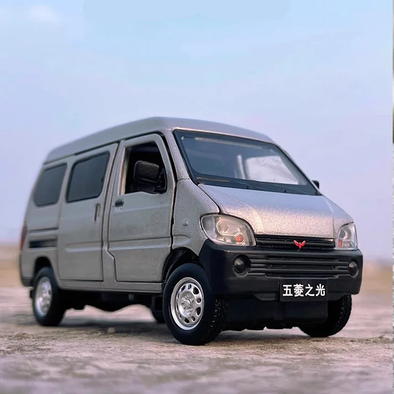 

Литье под давлением в масштабе 1:32 Wuling Glory аналоговый фургон коммерческий автомобиль статическая модель демонстрационный дисплей коллекционный подарок сувенирная игрушка