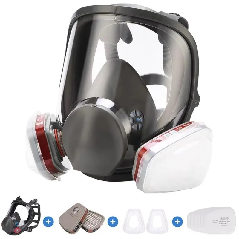 

6800 type anti-toxic mask, spray paint polishing powder, dust-proof mask, polishing wax, drilling coating, welding