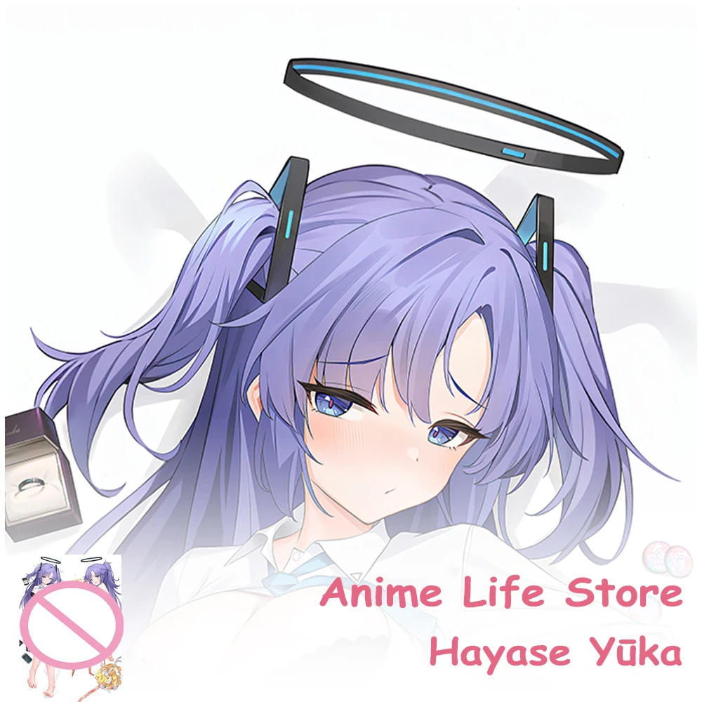 Anime Blue Archive Hayase Yuka Long Pillowcase Hugging Body Cosplay Props Otaku Bedding Cushion Covers Dakimakura Decor Room