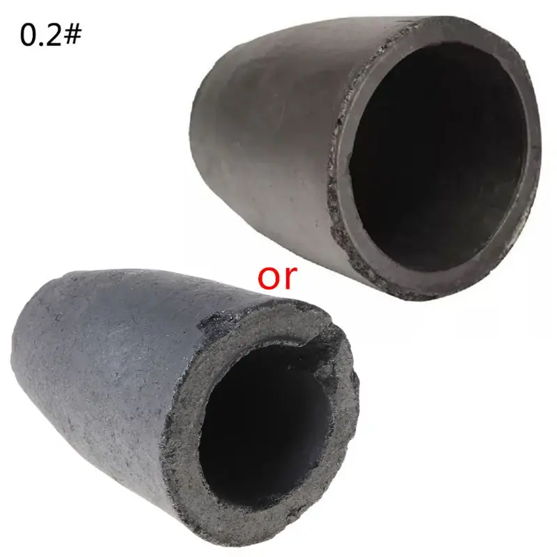 1-5kg Foundry Clay Graphite Crucibles Black Cup Furnace Torch Melting Casting Refining Gold Silver  Brass Aluminum