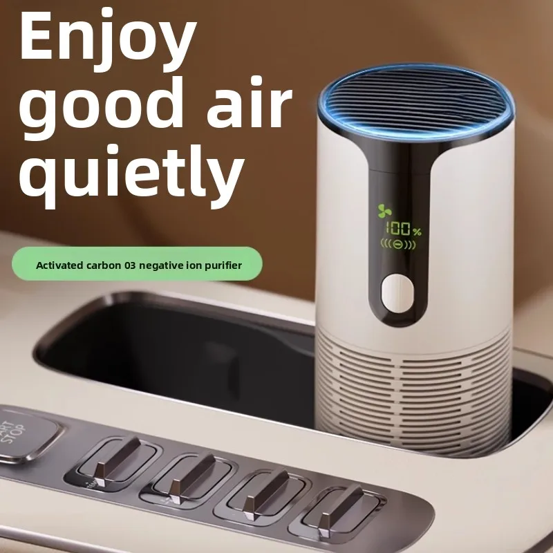 

Car air purifier PM2.5 negative ions eliminate formaldehyde and odor