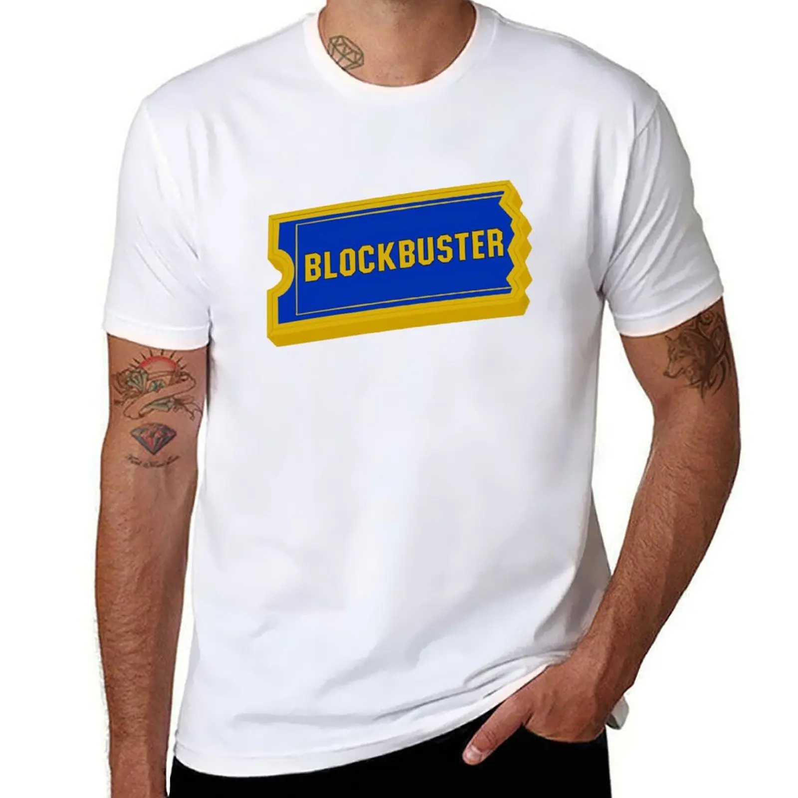 

Blockbuster T-Shirt Casual Streetwear Short Sleeve Tee