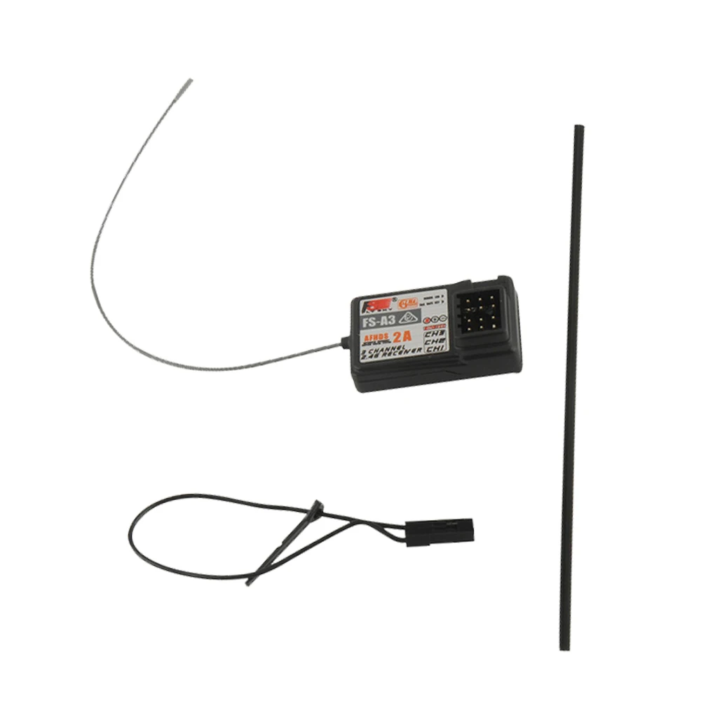 Flysky FS-GT2E AFHDS 2A 2,4 g 2CH radiosysteemzender Instelbare besturing met dubbele snelheid. voor RC Autoboot